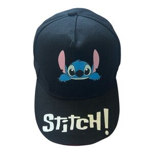 Stitch Black Cap